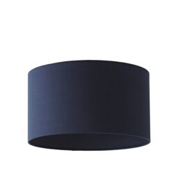 ValueLights Reni Medium Navy Fabric Pendant Shade Blue