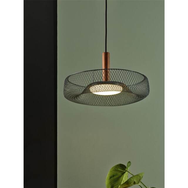 Osram Decor Mesh Pendant LED Ceiling Light Black 1930lm 18.5W 3000K Warm Light Black Black 1