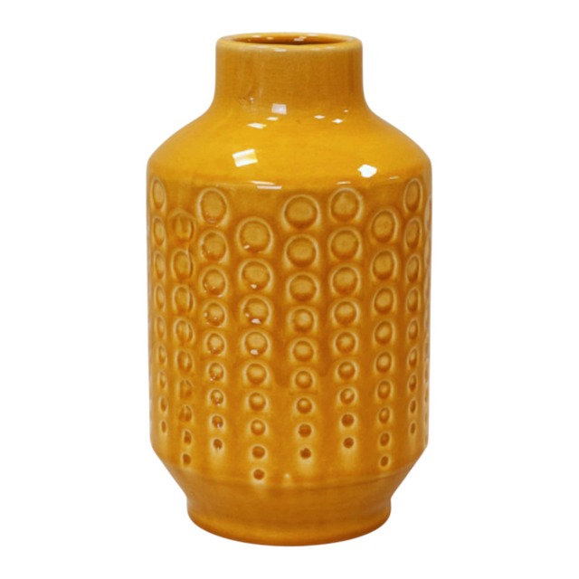 Yellow Ceramic Vase 25cm