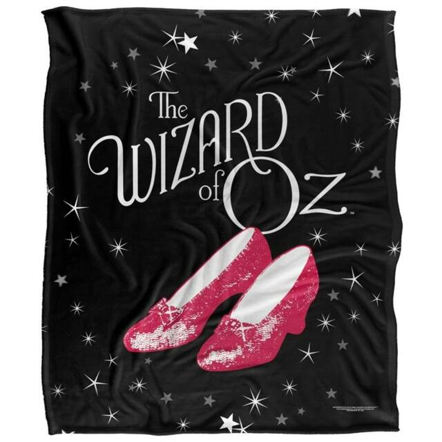 The Wizard Of Oz Ruby Slippers Blanket - Multicoloured - One Size