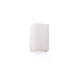 Cotton Beige Square Wall Light 200x 125x 105 1x E27