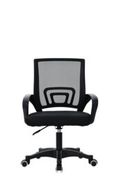 MOF Adjustable Office Chair Ergonomic Mesh Swivel Computer Comfy Desk/Executive Work Chair with Arms and Height Adjustable Style103 Black
