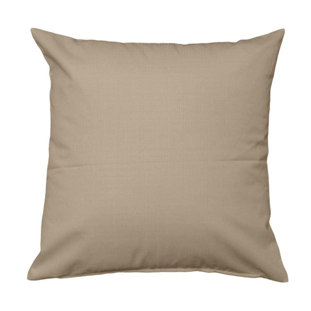 Homescapes Latte Linen Look Cushion Cover - 45 x 45 cm Brown Latte 45 x 45 cm