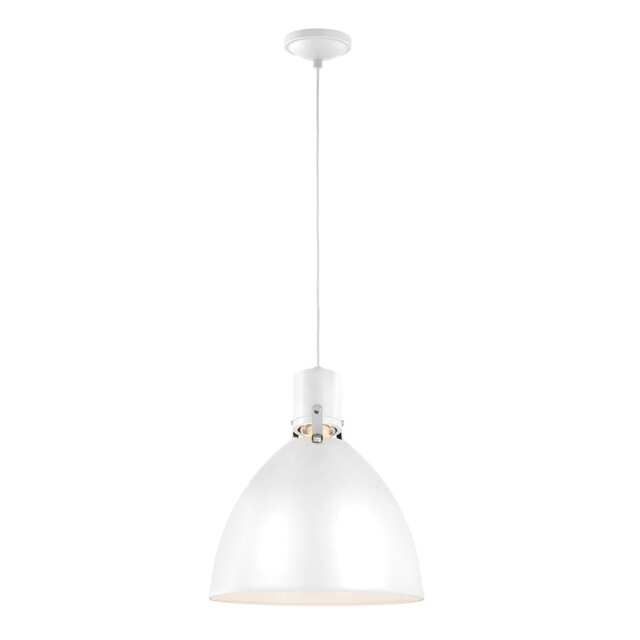 Brynne LED 1 Light Medium Dome Ceiling Pendant Chrome, Brushed Steel