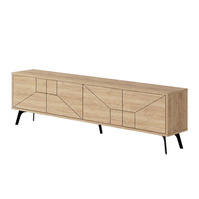 Decortie Dune TV Stand 180x29.6x50cm Oak