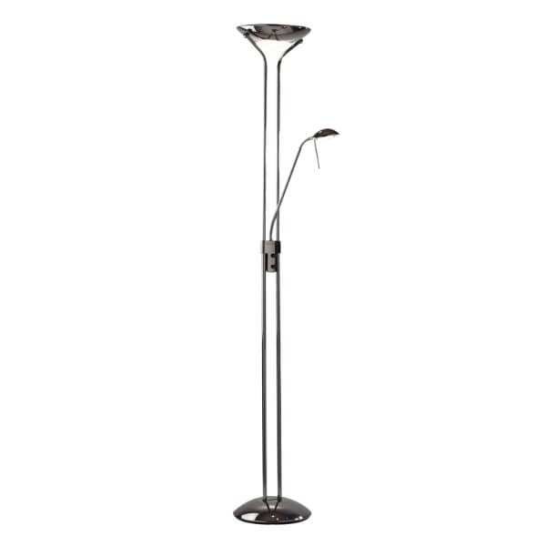 Poppy Mother And Child Floor Lamp Black Chrome