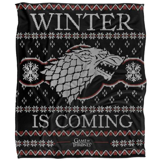 Game Of Thrones Winter Is Coming Fair Isle Blanket - Multicoloured - One Size