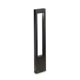 Vega 1 Light Outdoor Bollard Black IP44, G9