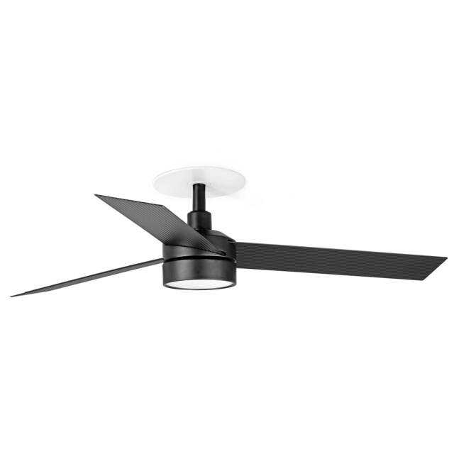 Cruiser Recessed 106cm LED Ceiling Fan Matt Black CCT