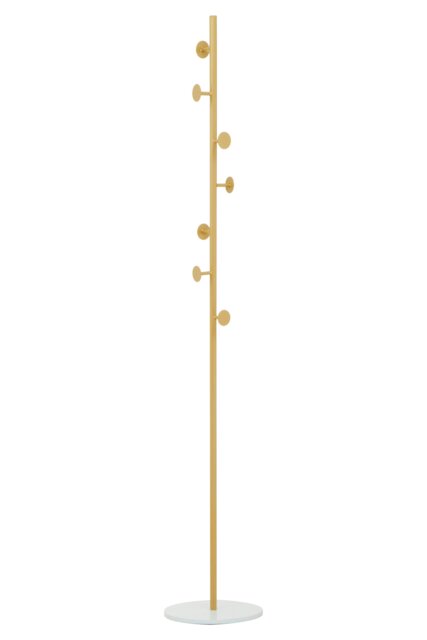 Avento Gold And White Coat Stand Gold One Size