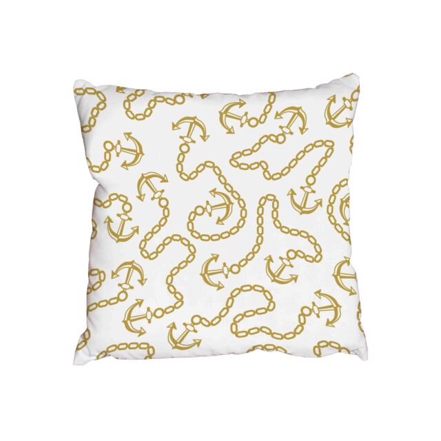 Anchors. Ongoing backgrounds of marine theme (Outdoor Cushion)