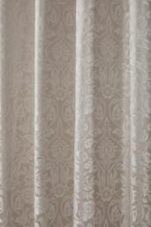 Harrow Lined Eyelet Jacquard Curtains 168cm x 183cm Cream Cream Cream