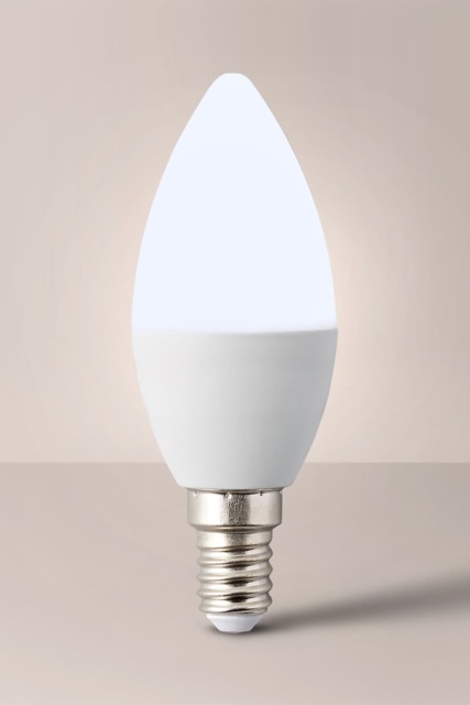 ValueLights E14 Pack of 4 4W Candle Warm White Bulbs
