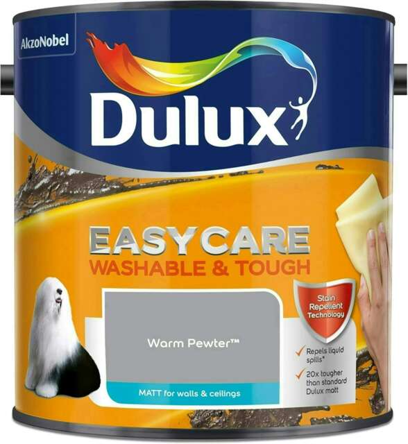 Dulux Easycare Washable & Tough Matt 2.5L Warm Pewter