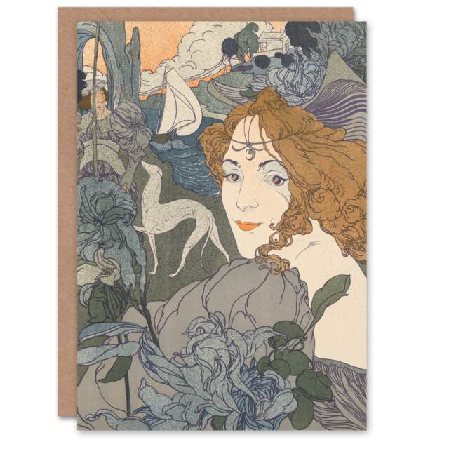 Georges de Feure Art Card Homecoming Dream Painting