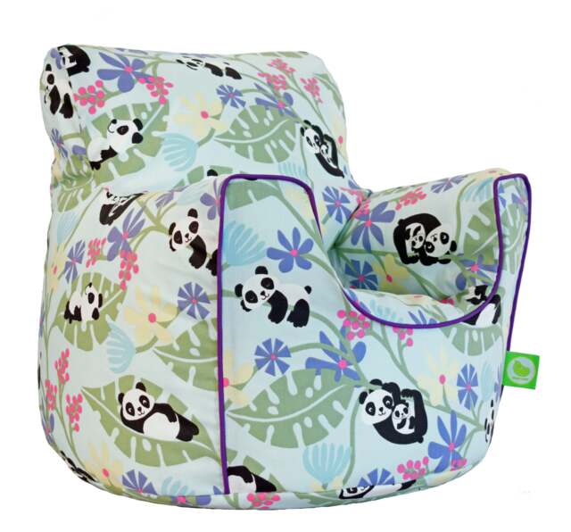 Bean Lazy Panda Light Blue Bean Bag Armchair Child Teen Size