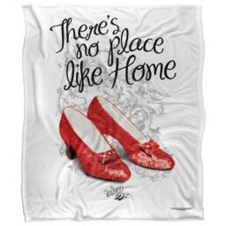 The Wizard Of Oz Theres No Place Like Home Ruby Slippers Blanket - Multicoloured - One Size