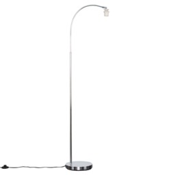 ValueLights Curva Chrome Floor Lamp Base Only