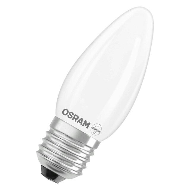 Osram LED Lamp Star Light Bulb Candle Shape B25 Filament E27 Frosted 6 Pack