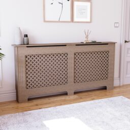 Vida Designs Oxford Radiator Cover MDF Cabinet, Unfinished, 172cm