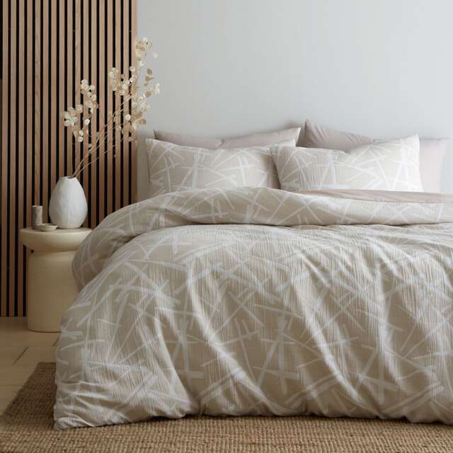 Appletree Otto Duvet Cover Set Natural