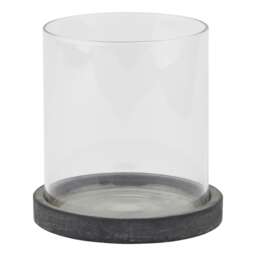 Hill Interiors Amalfi Hurricane Lantern - Grey - One Size (UTHI5156)
