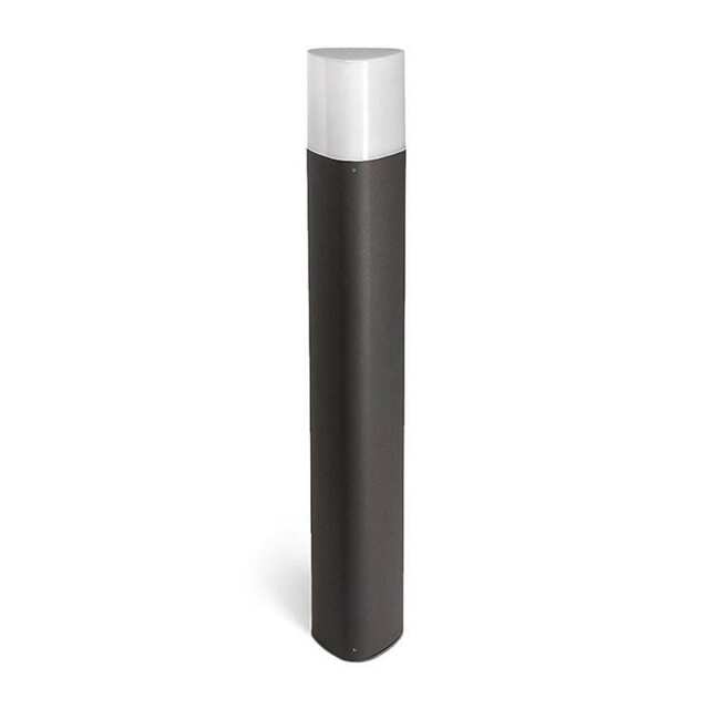 Mandela 1 Light Outdoor Bollard Light Urban Grey IP44