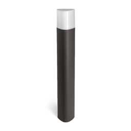 Mandela 1 Light Outdoor Bollard Light Urban Grey IP44