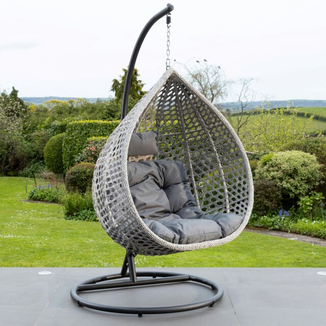 Oakley Swing Chair - Dark Grey