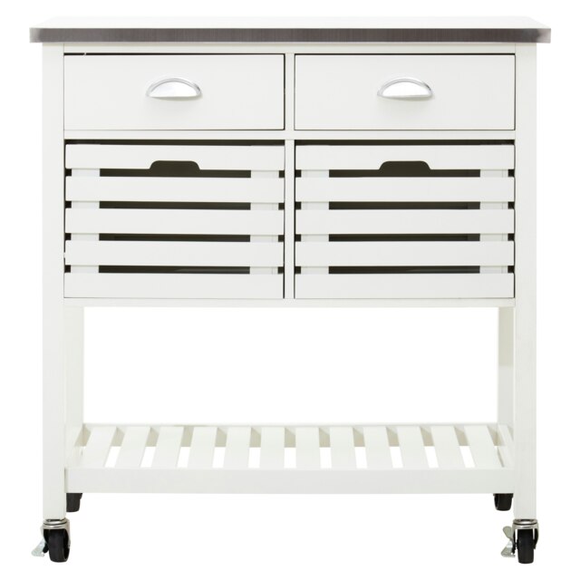 Frankfurt Cream Kitchen Trolley Cream
