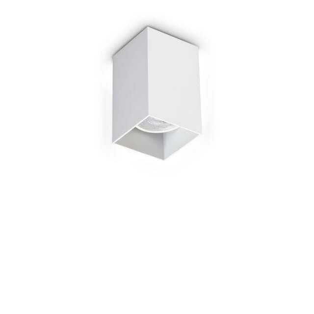 Look Square Surface Mounted Downlight White 1x GU10