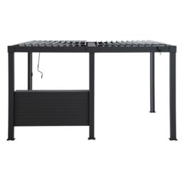 Sunjoy Accessory Bar for Louvered Pergola, 2M Side -powder Coated（Not Inculde Gazebo）