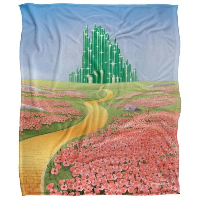 The Wizard Of Oz Emerald CIty Scenic Blanket - Multicoloured - One Size