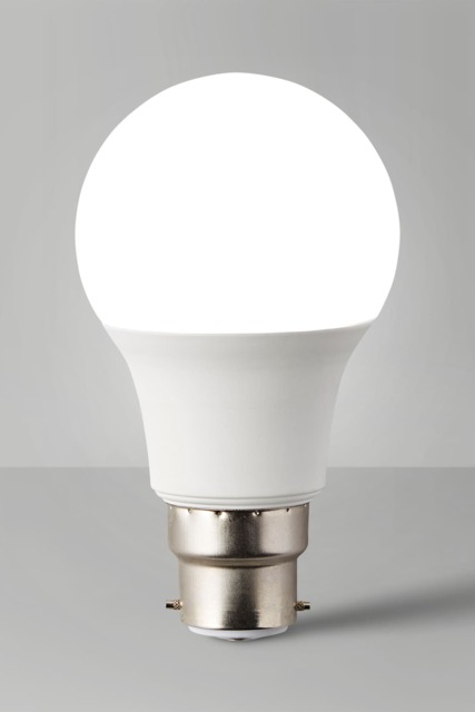 ValueLights B22 Pack of 10 10W Standard Cool White Bulbs