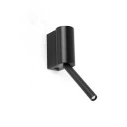 Dante LED Reading Wall Light Matt Black 3W 2700K