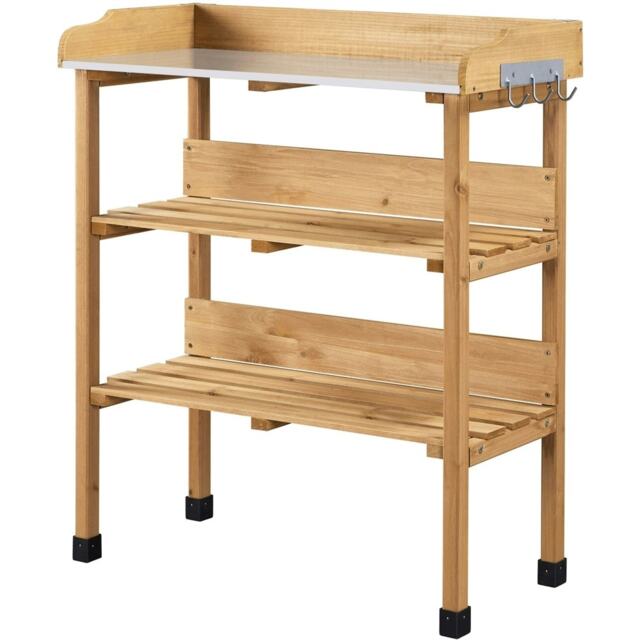 Yaheetech 3-layer Outdoor Potting Bench Gardening Table