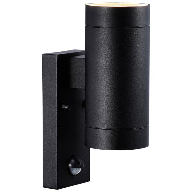 NordluxTin Outdoor Metal Weatherproof Black Mains Powered, IP54