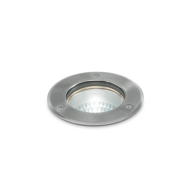 Park Round Outdoor Recessed Ground Light Steel 1x GU10 IP67