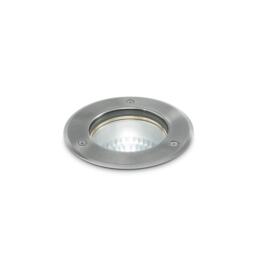 Park Round Outdoor Recessed Ground Light Steel 1x GU10 IP67