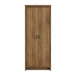 Boston 2 Door Wardrobe Brown Knotty Oak