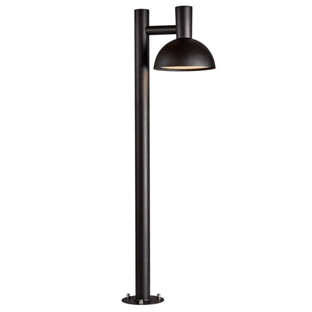 Nordlux Arki Outdoor Garden Post Black Metal E27 1m - Mains Powered, IP54