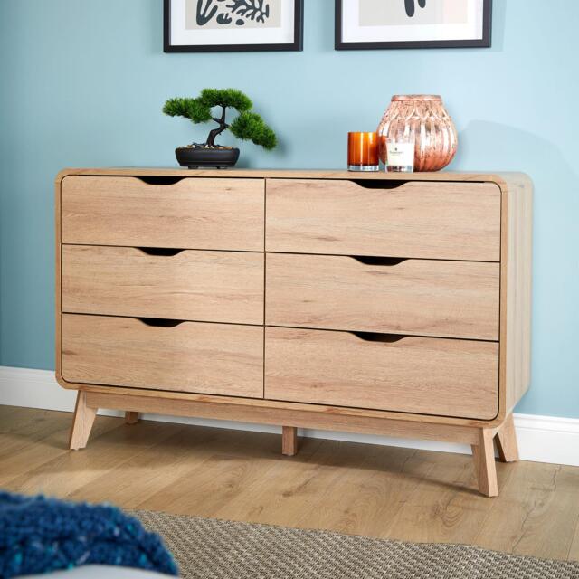 Chest Of Drawers Clothing Storage Organiser Bedroom Furniture Nightstand Bronze
