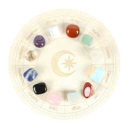 Something Different Astrology Wheel Crystal Grid Set - Multicoloured - One Size
