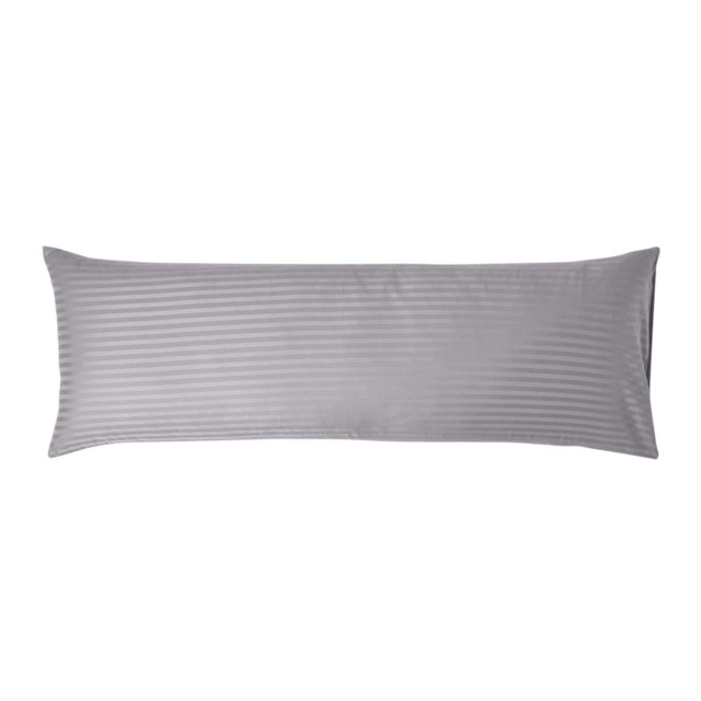 Homescapes Grey Egyptian Cotton Ultrasoft Body Pillowcase 330 TC Grey