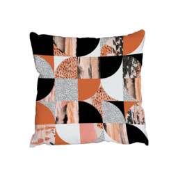 Geometric semicircles & squares (Outdoor Cushion)