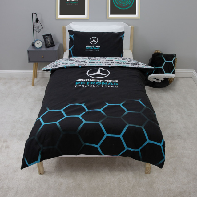 Mercedes AMG Petronas Ridge Single Duvet Cover