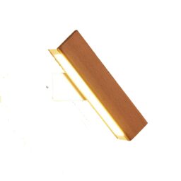 Wall Sconce LED Rotatable Wood Bedside Wall Mount Lamp White