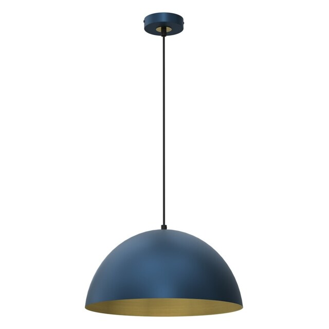 Milagro Pendant Light Beta Navy Blue/Gold 1xE27 35cm