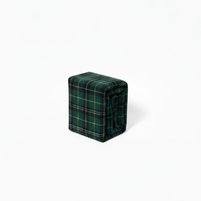 Tartan Check Soft Feel Print Christmas Throw Blanket Home Decor Gift Green