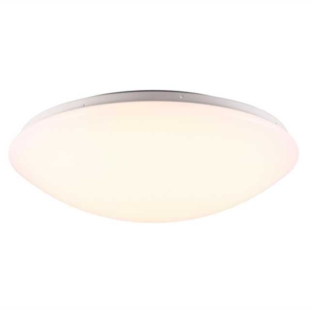 Nordlux Ask Indoor Ceiling Light White Metal Intergrated LED Bathroom Safe - Mains Powered, IP44